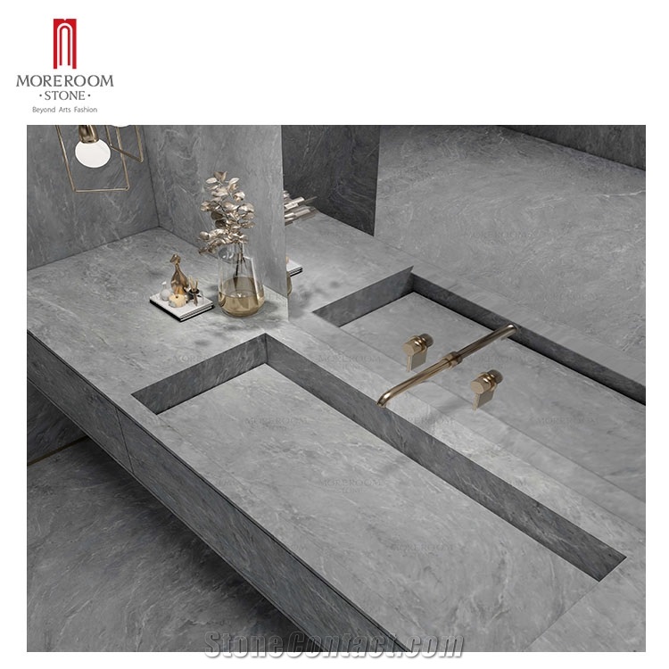 Maserati Grey Marble Look 1600*3200*6Mm Countertop