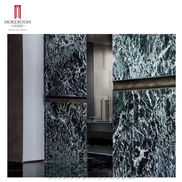 New Prada Green Sintered Stone 1600*3200Mm Large Format Marble Look Tiles