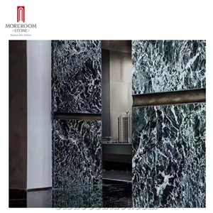 New Prada Green Sintered Stone 1600*3200Mm Large Format Marble Look Tiles