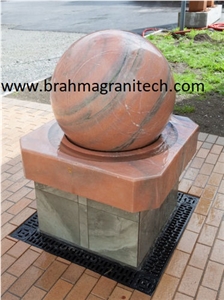 Giant Sphere Fountain Ball Water Feature, Water Sculpture