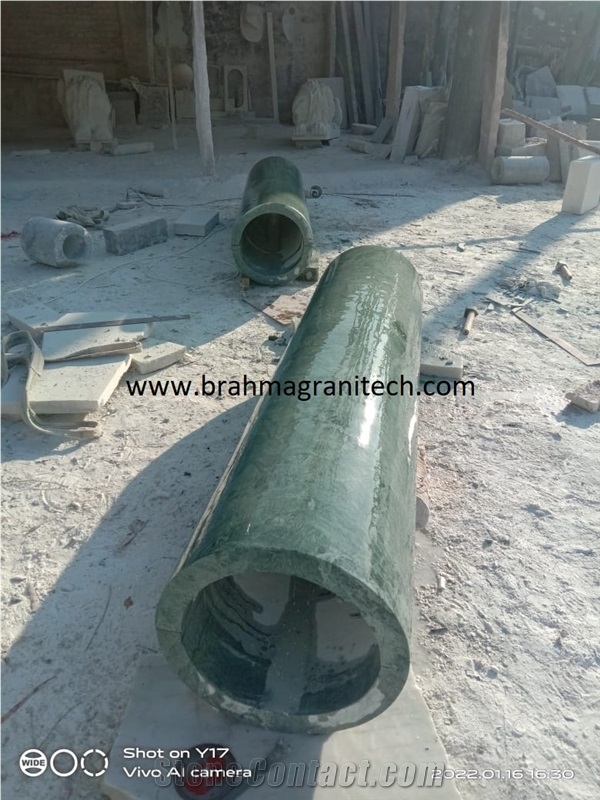 Green Marble Pillars, Marble Column Pillars, Rock Pillars