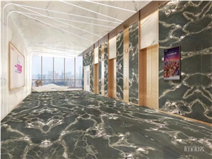 Alpha Green Quartzite Floor Tile Wallstone Stair