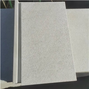 Atlantic Stone Crystal White Quartzite Flamed Pool Paver