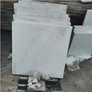 Atlantic Stone Crystal White Quartzite Flamed Pool Paver