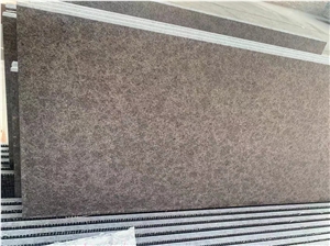 Royal Black Granite Flamed Slabs