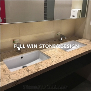 Artificial Marble Hotel, School, Hospital Bathroom Counters