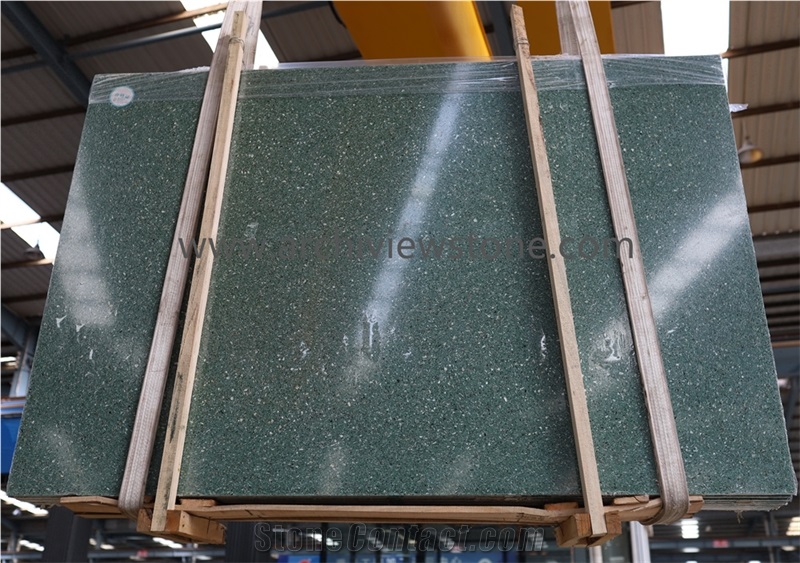 Bright Green Terrazzo Cement Slabs Tiles
