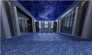Purple Cement Terrazzo Slabs Terrazzo Tiles