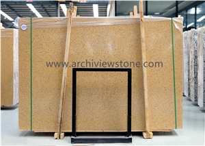 Yellow Sunny Cement Terrazzo Slabs
