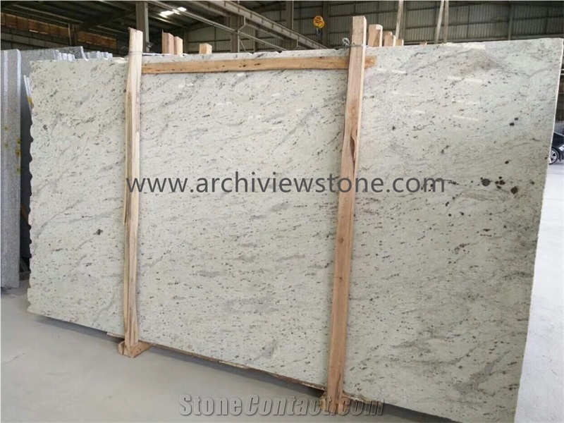 Polished Andromeda White Granite Slabs