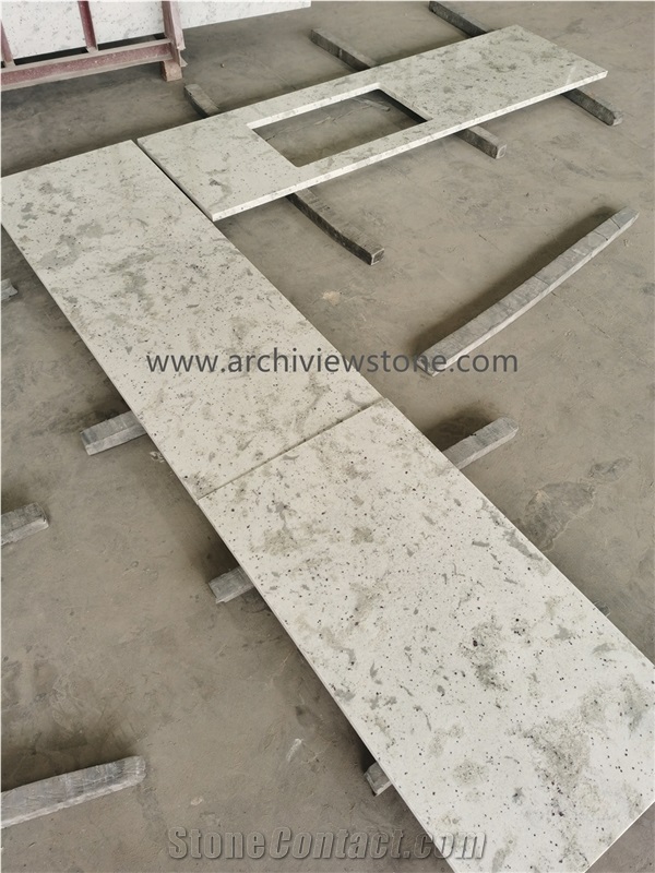 Polished Andromeda White Granite Slabs