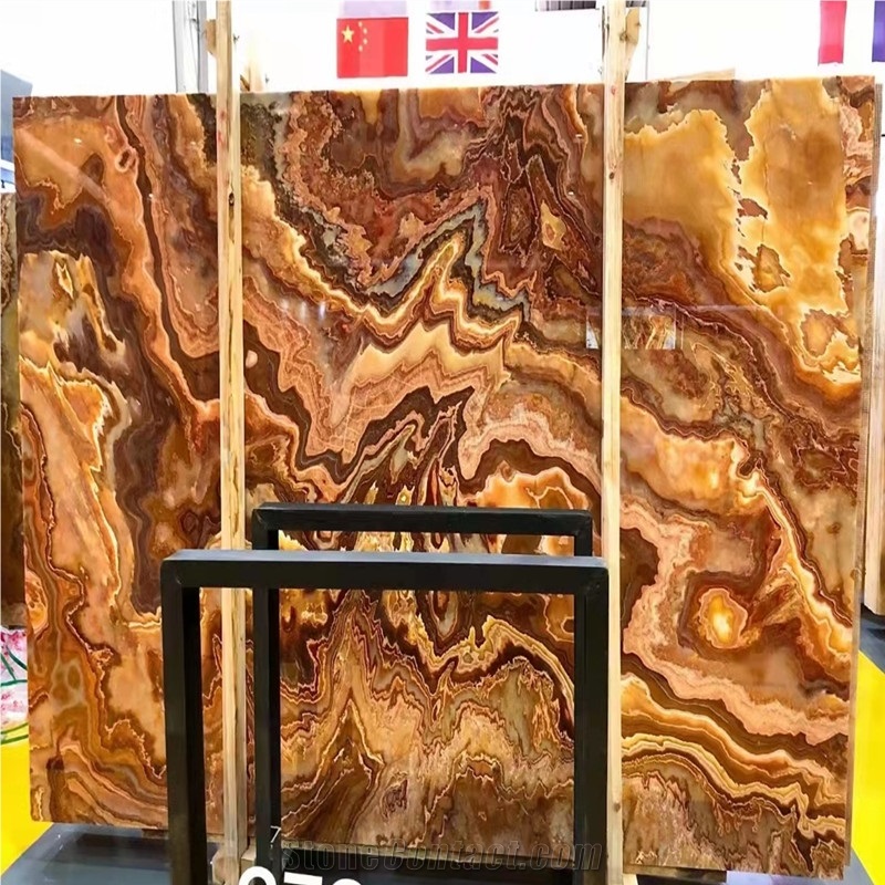 Red Onyx Tiger Onyx Slabs