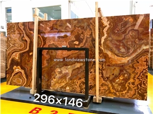 Red Onyx Tiger Onyx Slabs