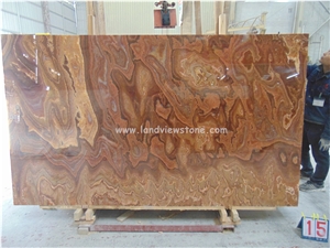 Red Onyx Tiger Onyx Slabs