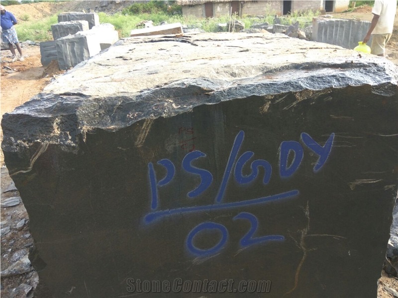 Chamrajnagar Black Granite Blocks