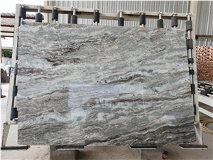 Fantasy Brown Fantasy Grey Marble Slabs