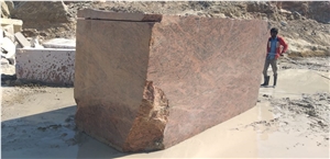 RAJASTHAN RED MULTI Granite Blocks