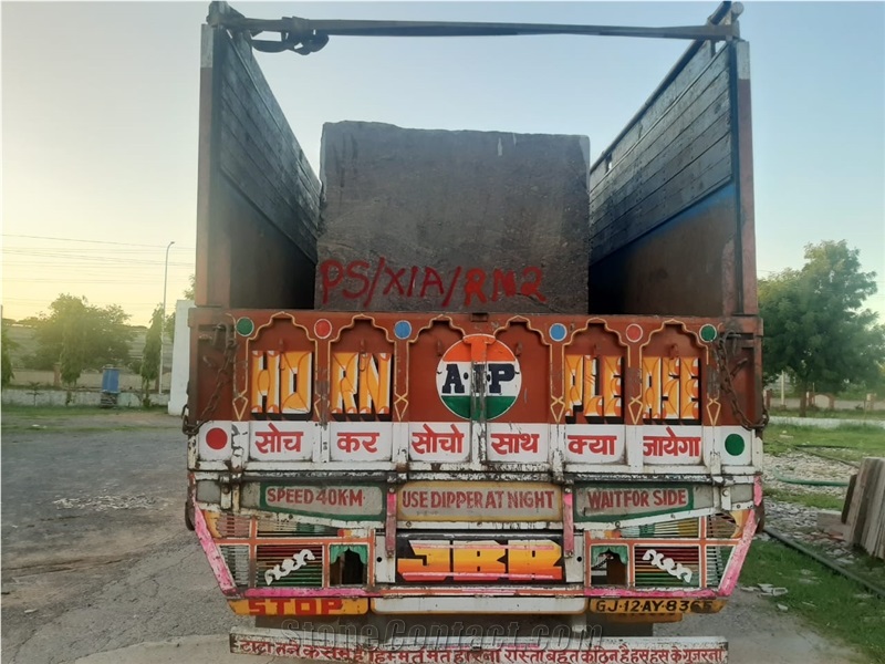 RAJASTHAN RED MULTI Granite Blocks