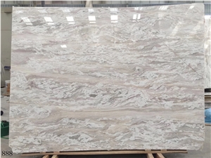 Greece Ionia Marble Egeo Ondulato Cloudy Fantasy White Slab