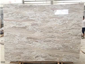 Greece Ionia Marble Egeo Ondulato Cloudy Fantasy White Slab