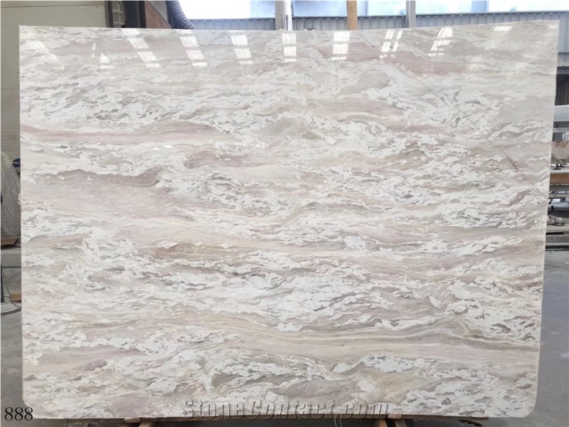 Greece Ionia Marble Egeo Ondulato Cloudy Fantasy White Slab