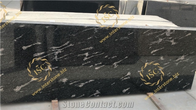 Fish Black And Flash Black Granite
