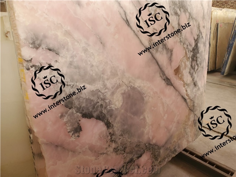 Persian Pink Onyx Slabs