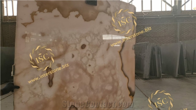 Persian Pink Onyx Slabs