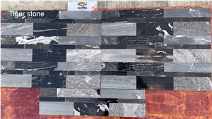 Dragon Silver Marble Stacked Stone Wall Panels