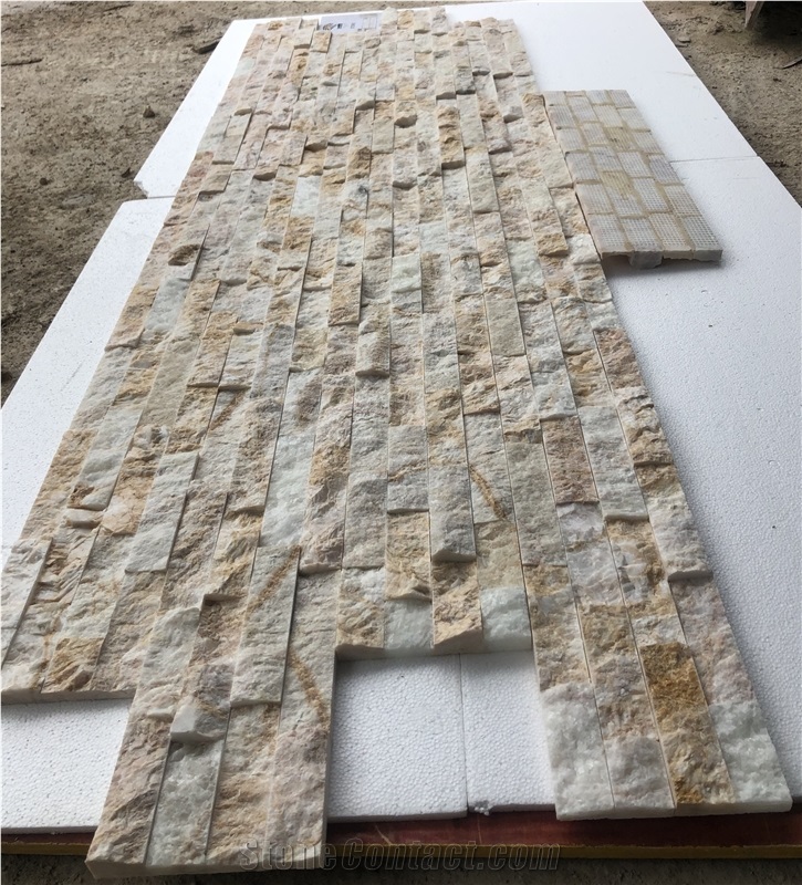 M073 Onxy Beige Stacked Stone