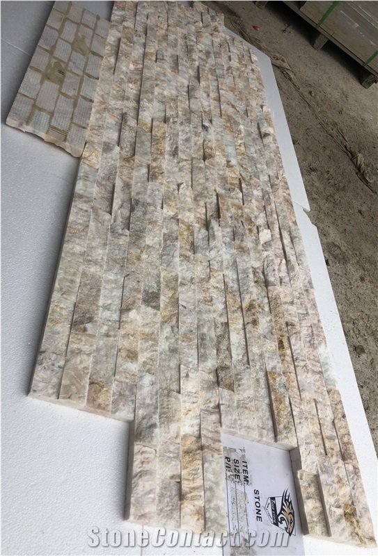 M073 Onxy Beige Stacked Stone