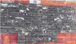 Silver Dragon Marble Stacked Stone Panel