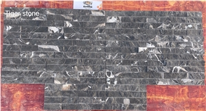 Silver Dragon Marble Stacked Stone Panel