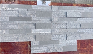Stacked Grey Marble Wall Cladding Panels,Wall Cladding Veneer