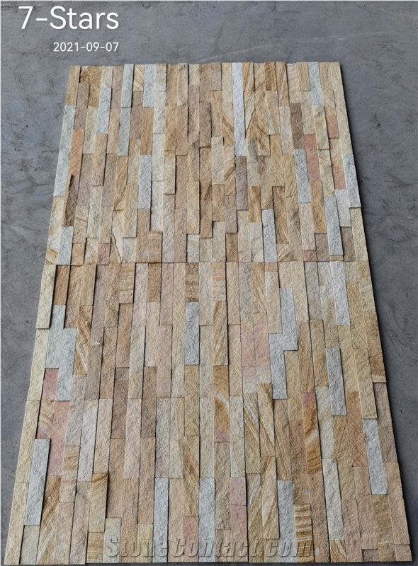 Wood-Sandstone Espacato Wall Cladding Panels,Wall Cladding Veneer