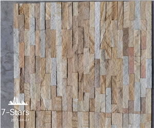 Wood-Sandstone Espacato Wall Cladding Panels,Wall Cladding Veneer