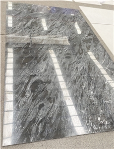 Grey Blue Marble Honeycomb Panel For Wall Background