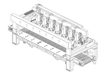MCC Multi Cross Cutter SNM-CCE Multi-Blade Tile Cross-Cutter, Trimming Machine