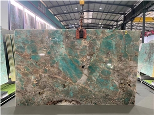 Hotsales Brazil Amazon Green Quartzite Slab