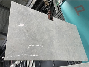 White Crystal Ice Quartzite Floor Tile Slab