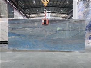 Azul Macaubas Blue Quartzite Polished Slabs