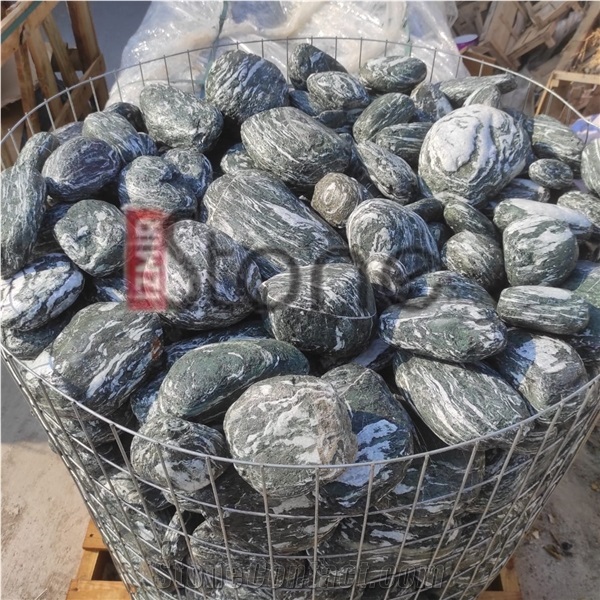 Green Angel Pebbles (Green-White)