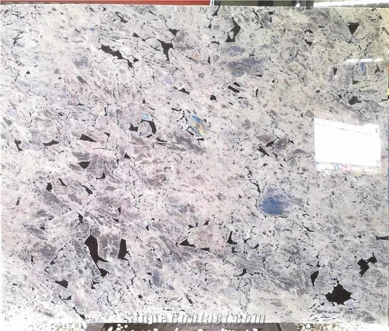 Labradorite Ice Blue Granite Slab