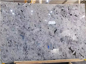 Labradorite Ice Pearl Blue Granite Slab Labradorite Ice Pearl Blue Granite Slab