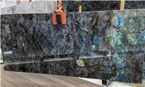 Labradorite River Blue Granite Slab