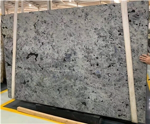 Madagascar Labradorite Bianca White Granite Slab