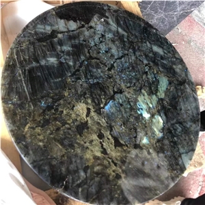 Madagascar Labradorite Tsoa Pearl Blue Granite Vanity Tops