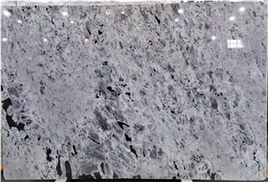 Polished Madagascar Labradorite Bianca Granite Slab