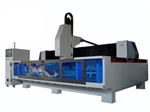 2-Spindle Granite CNC Cutting, Edging & Chamfering Machine Center