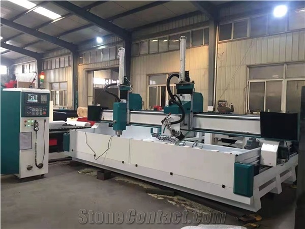2 Spindle Marble CNC Cutting Engraving & Polishing Machine- CNC Working Center